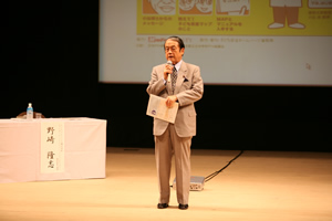 元・文部大臣 島村宜伸先生の祝辞を賜った